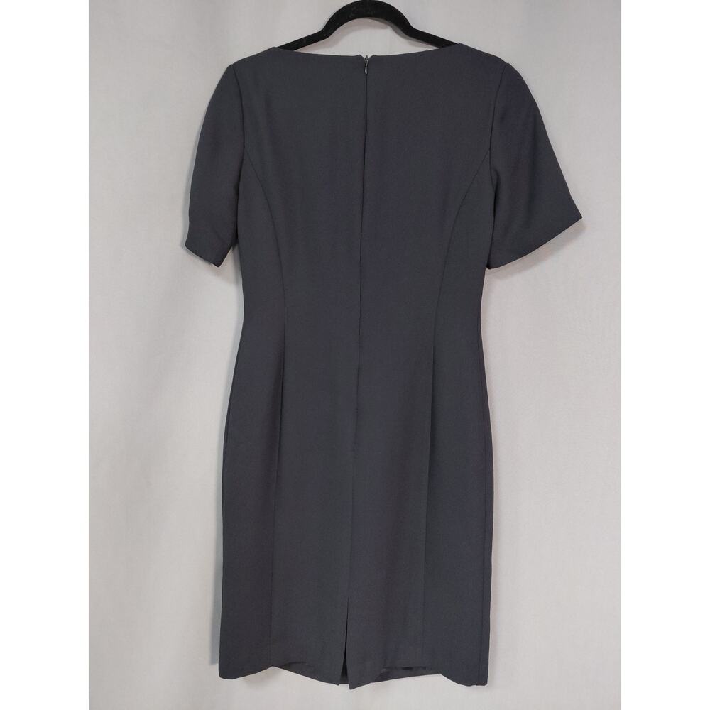 Vintage Liz Claiborne Dresses Sheath Scoop Neck Dress Women Size 4 - Picture 4 of 12